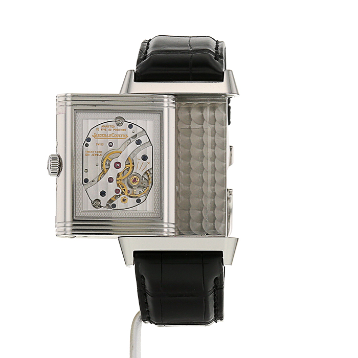 Montre Jaeger Lecoultre Reverso en acier Ref :  273884 Vers  2010 - Detail D2