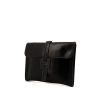 Hermes Jige pouch in black box leather - 00pp thumbnail