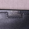 Hermes Jige pouch in black box leather - Detail D3 thumbnail