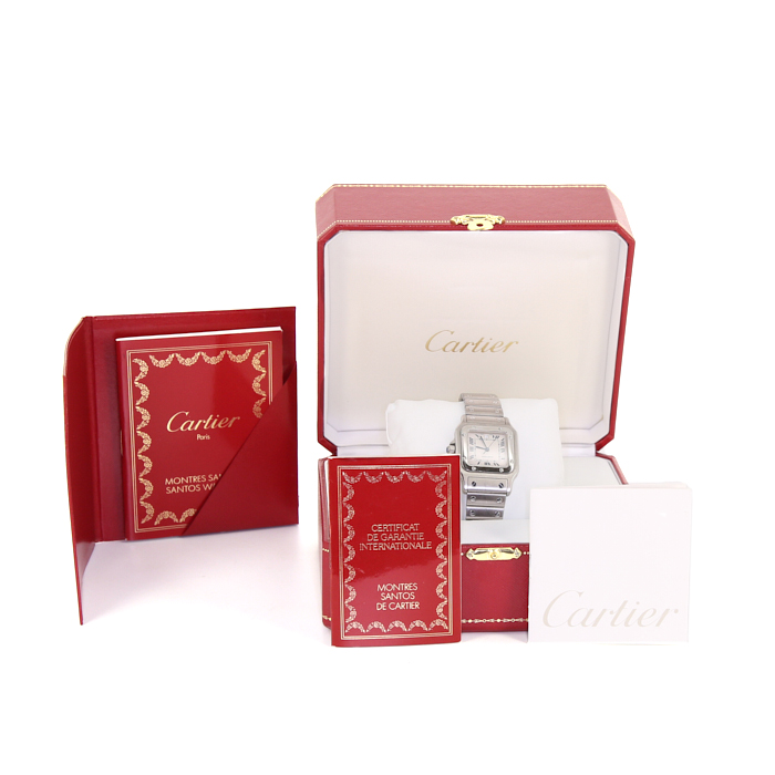 Cartier Santos Galbée watch in stainless steel Ref:  1564 Circa  1997