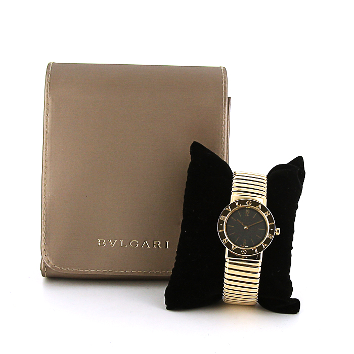 Bulgari Tubogas watch in yellow gold Ref:  BB262T Circa  2000 - Detail D2