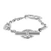 Hermès Farandole bracelet in silver - 00pp thumbnail