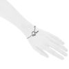 Hermès Farandole bracelet in silver - Detail D1 thumbnail