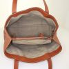 Celine Cabas handbag in brown leather - Detail D2 thumbnail