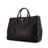 Prada Galleria handbag in black leather saffiano - 00pp thumbnail