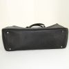 Prada Galleria handbag in black leather saffiano - Detail D4 thumbnail