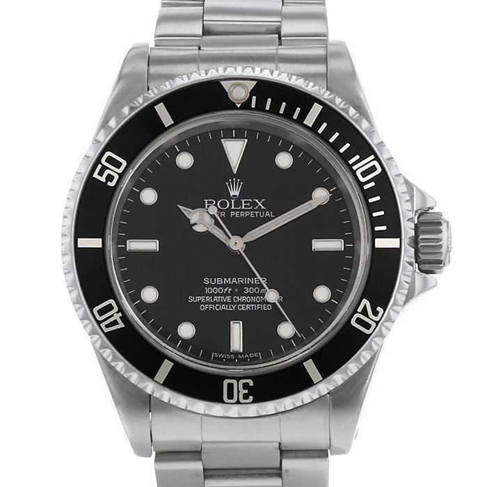 Montre Rolex Submariner en acier Ref :  14060 Vers  1995