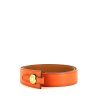 Hermès Ceinture belt in orange Swift leather - 00pp thumbnail