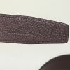Cintura Hermès Ceinture in pelle togo marrone - Detail D1 thumbnail
