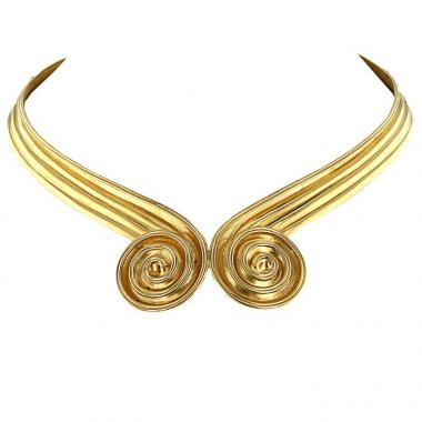 Collar rígido que se puede abrir Lalaounis Torque en oro amarillo