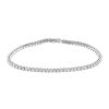 Articulated Vintage bracelet in 14k white gold and diamonds - 00pp thumbnail