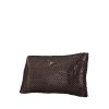 Pochette Prada in pelle intrecciata marrone - 00pp thumbnail