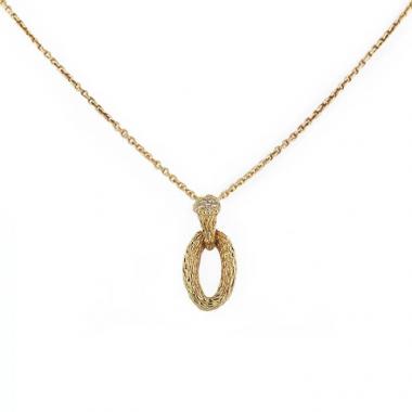 Ciondolo Boucheron Serpent Bohème in oro giallo e diamanti