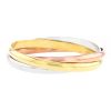 Cartier Trinity bracelet in yellow gold,  pink gold and white gold - 00pp thumbnail
