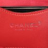Chanel Just Mademoiselle handbag in red patent quilted leather - Detail D3 thumbnail