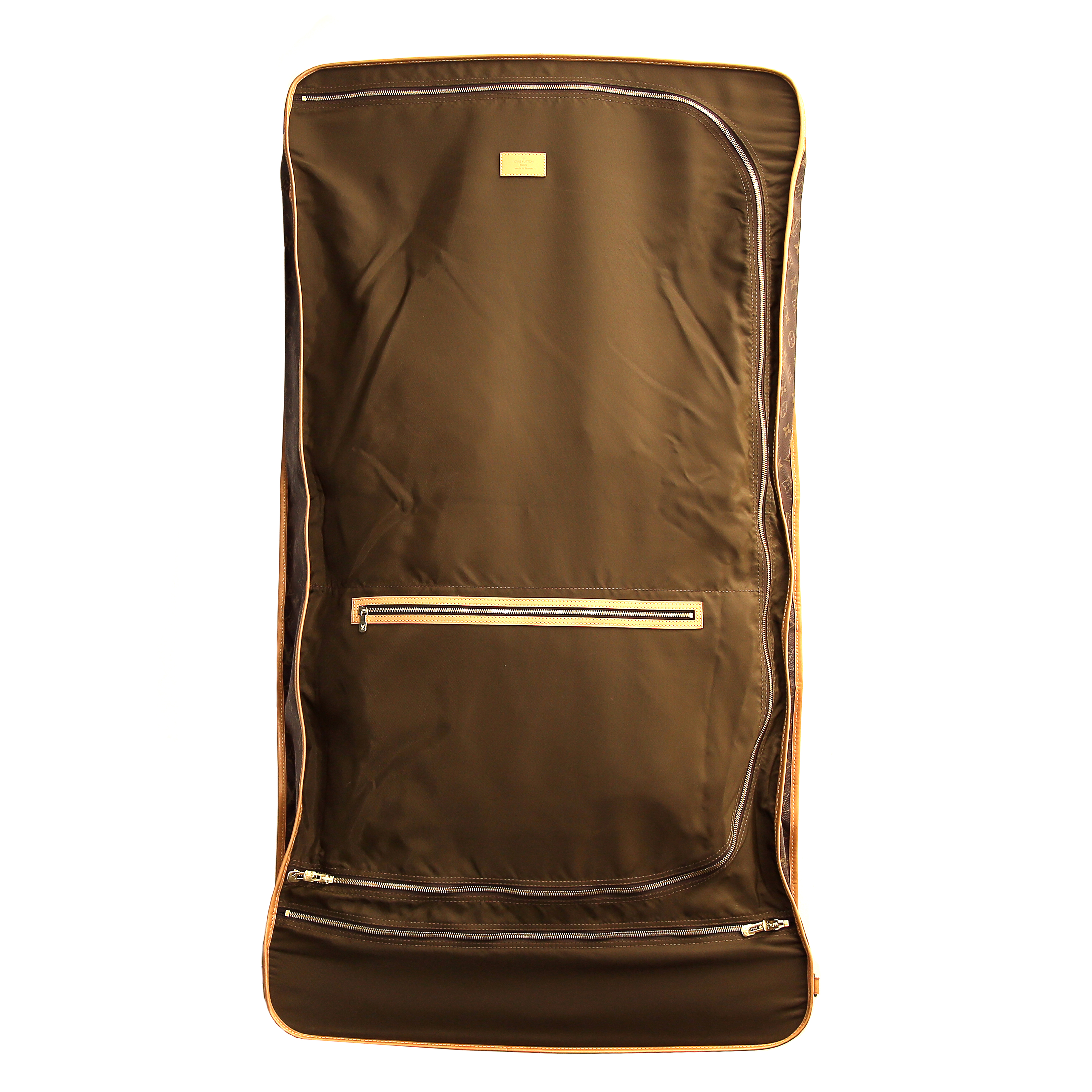 Louis Vuitton clothes-hangers in brown monogram canvas and natural leather - Detail D5