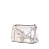 Dior Diorama handbag in silver glittering leather - 00pp thumbnail