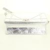 Dior Diorama handbag in silver glittering leather - Detail D5 thumbnail