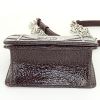 Dior Diorama mini shoulder bag in purple Raisin leather - Detail D5 thumbnail