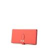 Hermes Béarn wallet in coral epsom leather - 00pp thumbnail