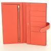 Hermes Béarn wallet in coral epsom leather - Detail D2 thumbnail