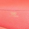 Hermes Béarn wallet in coral epsom leather - Detail D3 thumbnail