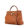 Hermes Kelly 32 cm handbag in gold Swift leather - 00pp thumbnail