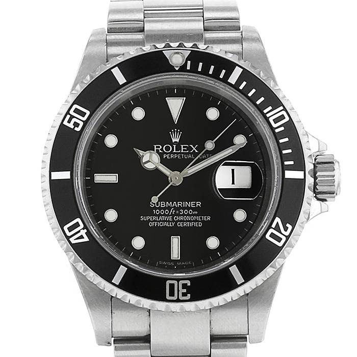 Montre Rolex Submariner Date en acier Ref : 16610T Vers 2003 - 00pp