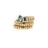 Articulated Bulgari Serpenti ring in yellow gold and topaz - 00pp thumbnail