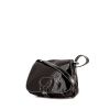 Prada shoulder bag in black patent leather - 00pp thumbnail