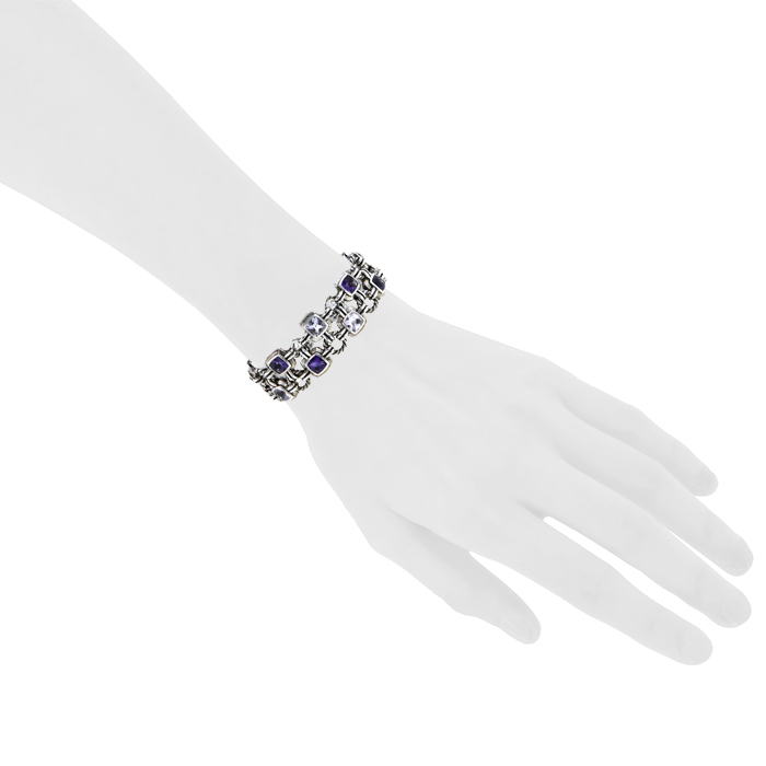 Bracciale David Yurman Albion in argento e ametista - Detail D1