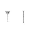 Messika earrings in white gold and diamonds - 00pp thumbnail