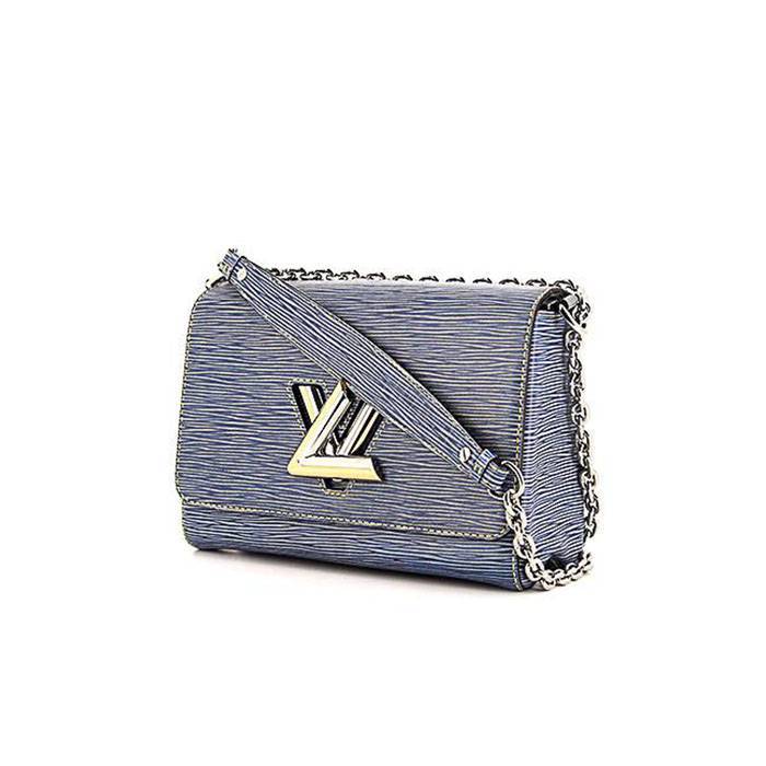 Louis Vuitton Twist medium model handbag in blue jean epi leather - 00pp