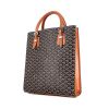 Goyard Comores shopping bag in monogram canvas and brown leather - 00pp thumbnail