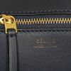 Celine Tie Bag large model handbag in dark blue and black leather - Detail D3 thumbnail