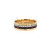 Boucheron Quatre medium model ring in 3 golds,  diamonds and PVD - 00pp thumbnail