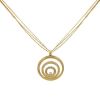 Chopard Happy Spirit necklace in yellow gold and diamond - 00pp thumbnail