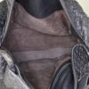 Bolso de mano Bottega Veneta Sloane en cuero trenzado gris - Detail D2 thumbnail