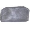 Bottega Veneta Sloane handbag in grey braided leather - Detail D4 thumbnail