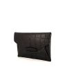 Pochette Givenchy in pelle nera simil coccodrillo - 00pp thumbnail