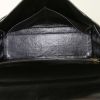 Hermes Monaco handbag in black box leather - Detail D2 thumbnail