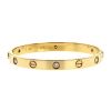 Bracelet Cartier Love en or jaune et diamants taille 17 - 00pp thumbnail