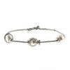 Fred Baie des Anges bracelet in platinium,  pearls and diamonds - 00pp thumbnail