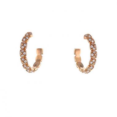 Criollas pequeñas Fred Pain de Sucre Celebration en oro rosa y diamantes