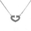 Cartier necklace Coeur et Symbole in white gold - 00pp thumbnail
