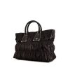 Prada Gaufre shopping bag in black quilted leather - 00pp thumbnail