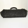 Prada Gaufre shopping bag in black quilted leather - Detail D4 thumbnail