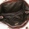 Miu Miu Matelassé handbag in brown quilted leather - Detail D3 thumbnail