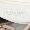Chanel Paris-Biarritz handbag in gold canvas and beige canvas - Detail D3 thumbnail