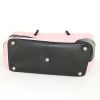 Shopping bag Chanel Cambon in pelle trapuntata rosa e nera - Detail D4 thumbnail